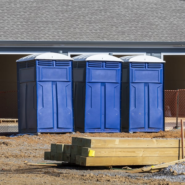 how often are the portable toilets cleaned and serviced during a rental period in Bromley